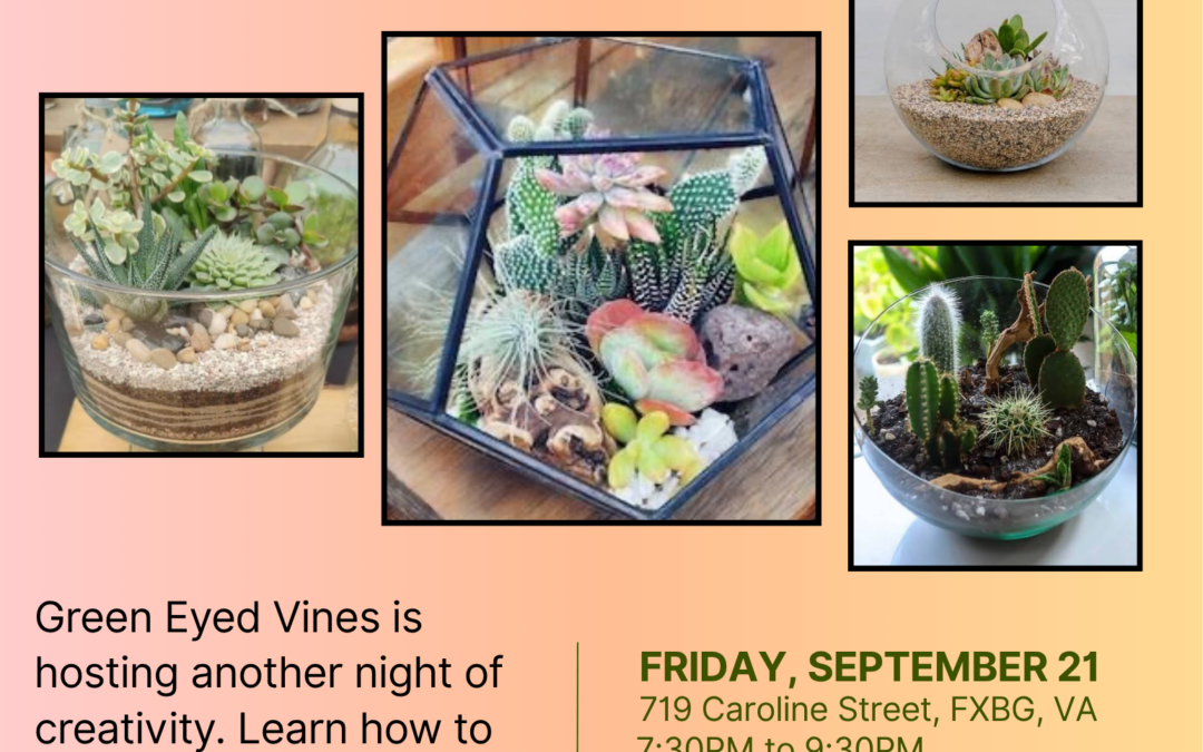 Desert Landscape Terrarium Workshop